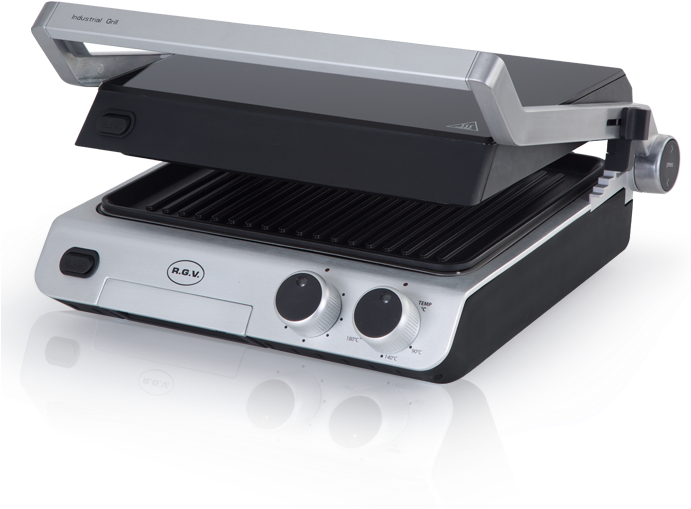Industrial Grill - Rgv Industrial Grill Griglia Di Contatto Da Tavolo (690x590), Png Download