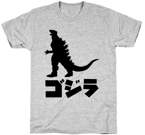 Godzilla Mens T-shirt - Petty T Shirts (484x484), Png Download
