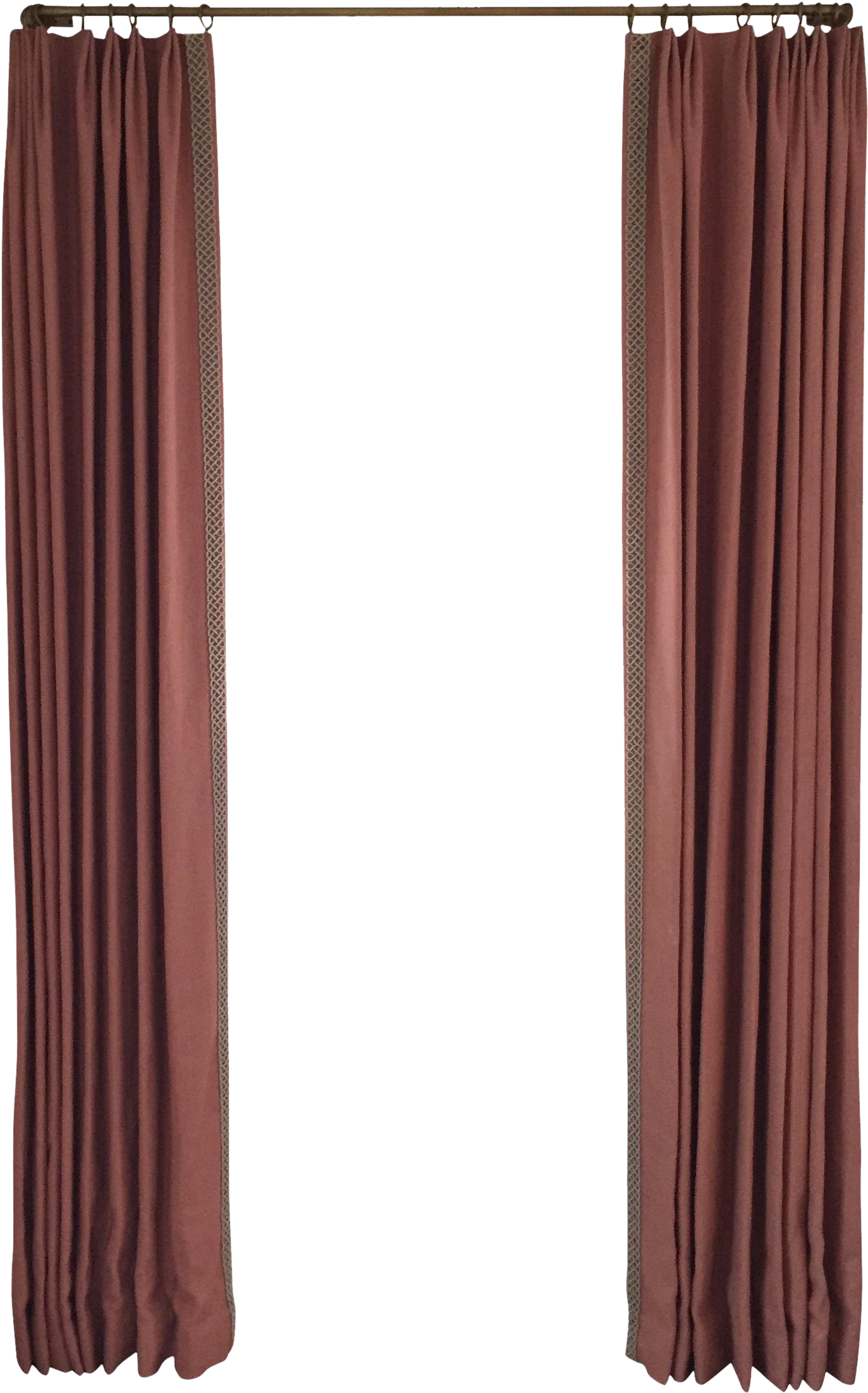 Custom Drapery - Black And White (1524x2446), Png Download