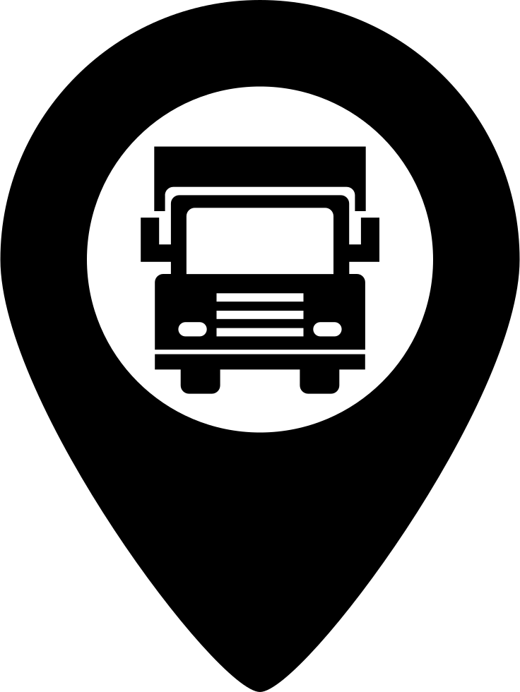 Png File - Truck Location Icon (736x980), Png Download