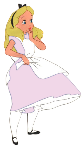 Rainbow-unicorn Images Alice In Wonderland - Another Day Off Tomorrow (300x489), Png Download