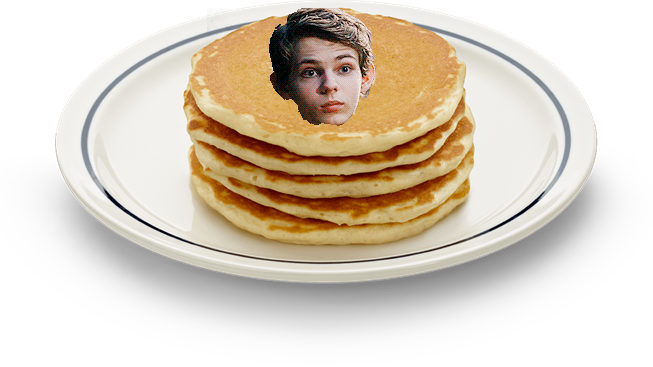 Original Buttermilk Peter Pancakes - Pancake (653x367), Png Download