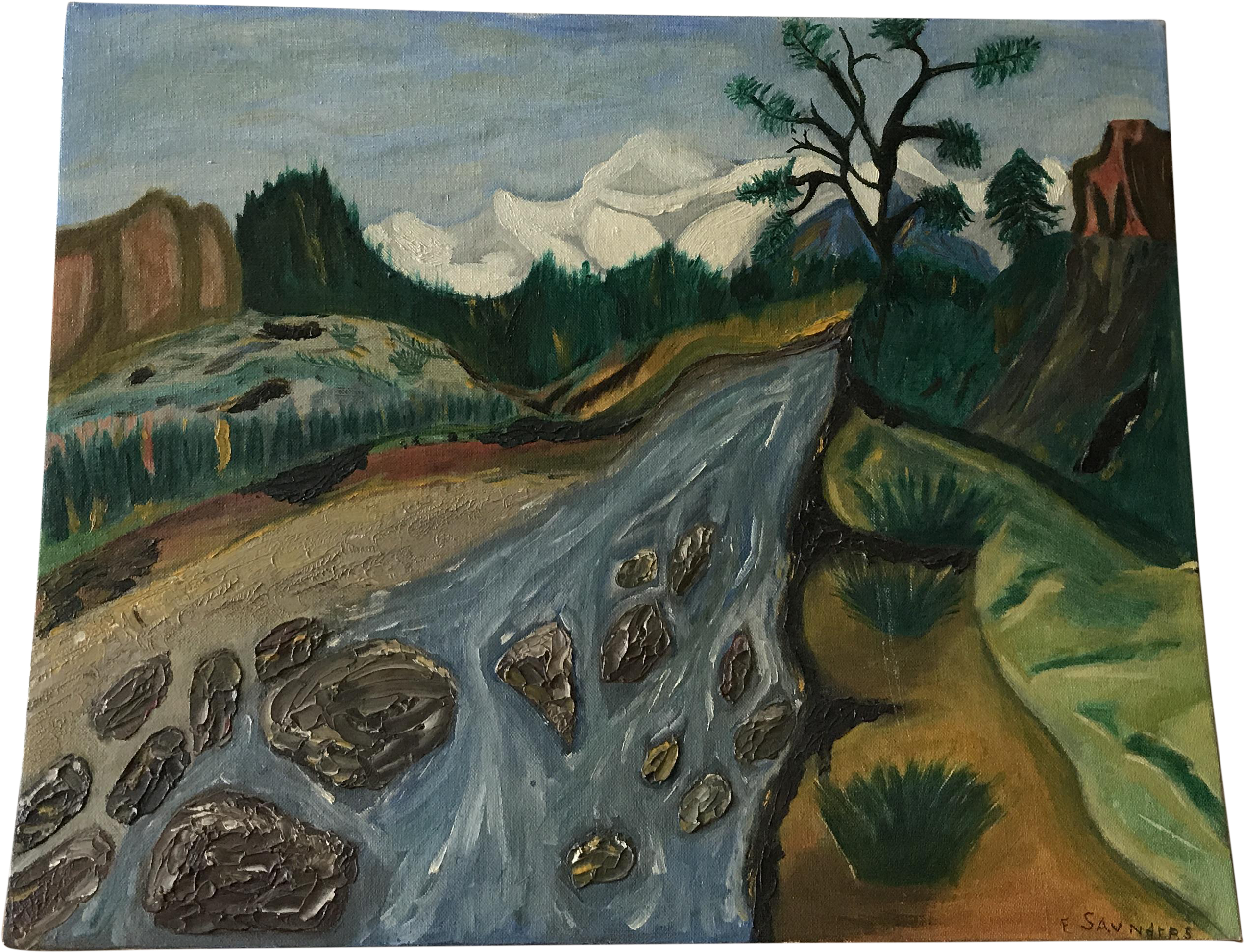 Expressionist Landscape In The Png Freeuse - Expressionism (2820x2158), Png Download