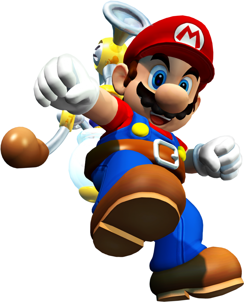 Mario Sunshine - Super Mario Sunshine Mario (936x1157), Png Download