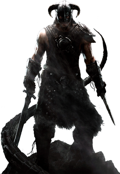 Skyrim-dragonborn - Dragonborn Png (386x576), Png Download