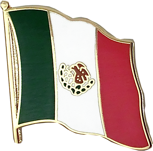 Flag Lapel Pin - Mexico - Flag Lapel Pin (1500x938), Png Download