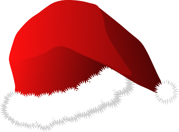 Santa Hat Cartoon Clip Art At Clker - Royalty Free Christmas Hat (600x443), Png Download