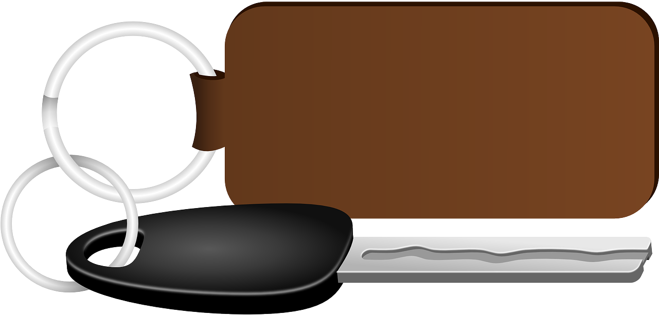 Key Clipart Vehicle - Car Key Vector Png (960x480), Png Download