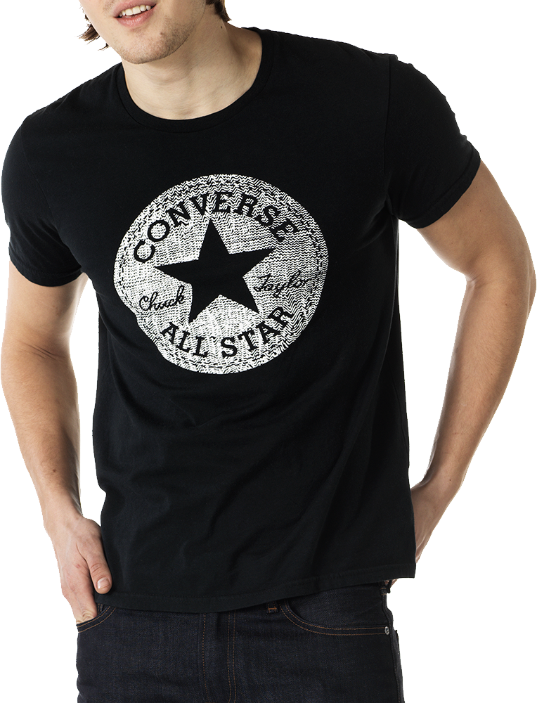 Men Polo Shirt Png Image - Converse All Star (764x1000), Png Download