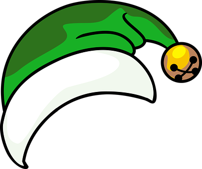 Elf Hat, Elf, Christmas, Christmas Hat - Elf Hat Png (405x340), Png Download