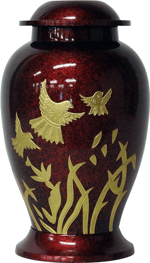 Red Dove Brass Cremation Urn - Container (1000x1000), Png Download