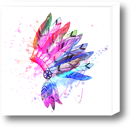 Icon Image - Purple Headdress Round Ornament (419x407), Png Download