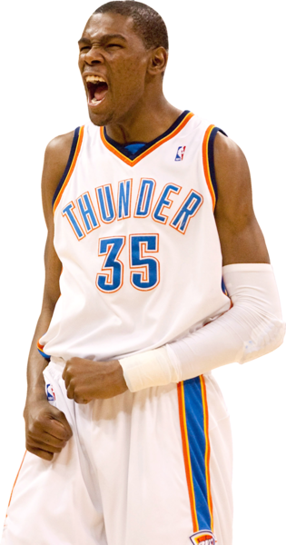Share This Image - Kevin Durant On White (315x600), Png Download