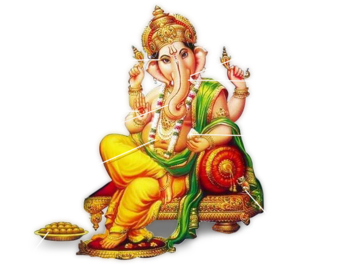 Ganesh Chaturthi Download Png - Batu Caves (718x569), Png Download