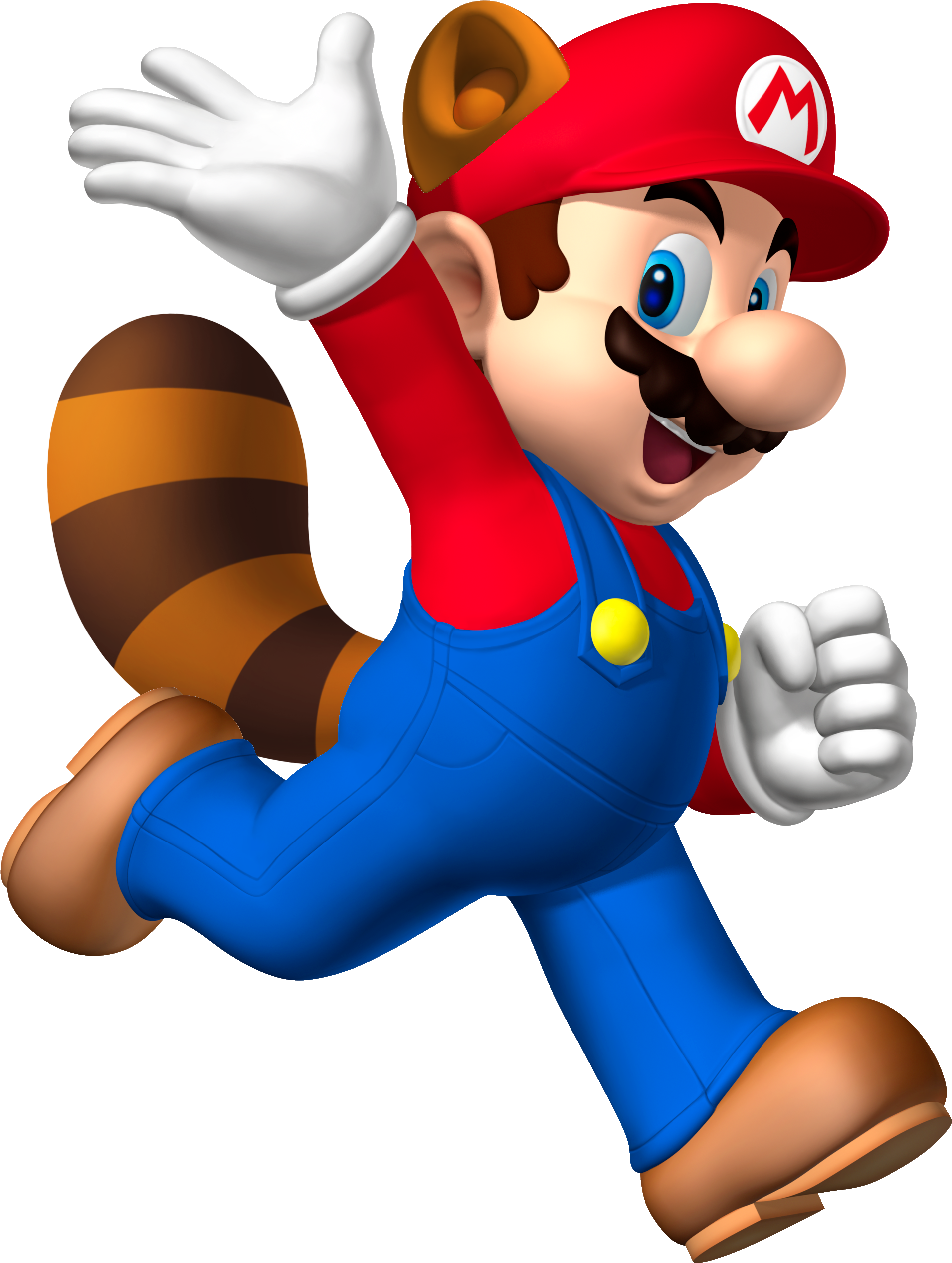 Super Mario Raccoon Png Image - Super Mario Birthday Candle Set - Party Supplies (1965x2577), Png Download