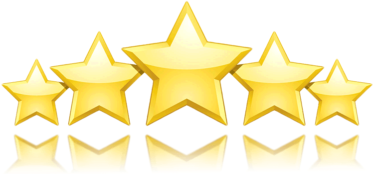 5 Gold Stars Png - 5 Stars Png Graphic (600x265), Png Download