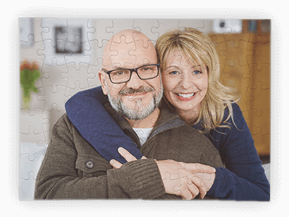 Photo Puzzle Photo Puzzle - Grandparent (410x308), Png Download