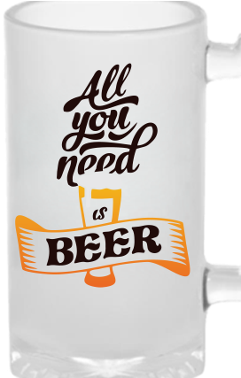 Beer Love Frosted Beer Mug Beer Love Frosted Beer Mug - Personalized Beer Mug Frosted (284x426), Png Download
