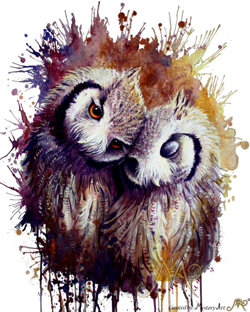 Buy A Tshirt With The Design Here If You Wish - Owl (800x1000), Png Download