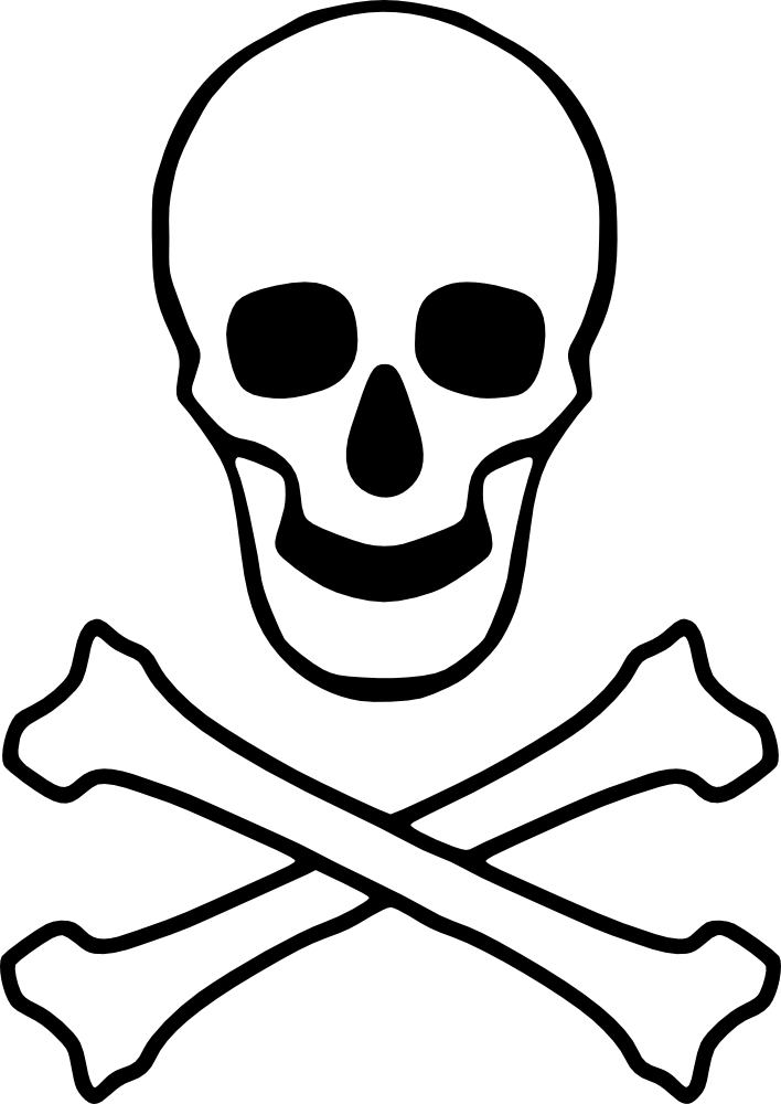 Ucc Sport Skull And Crossbones Logo Outline 1000px - University College Cork R.f.c. (708x1000), Png Download