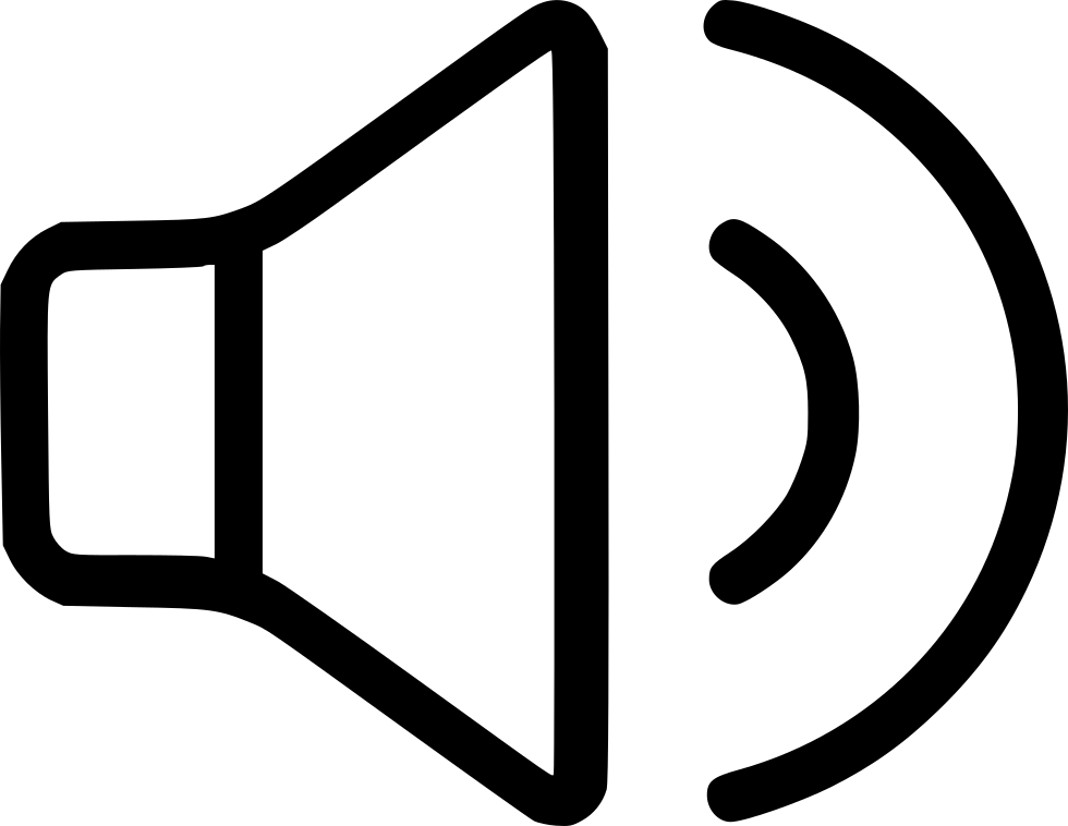 Multimedia Sound Waves Volume High Comments - Loudspeaker (980x758), Png Download