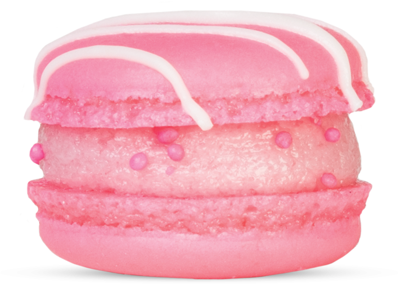 Small Image Of Pink Cotton Candy Bite Size Macaron - Baked By Melissa (1200x1200), Png Download