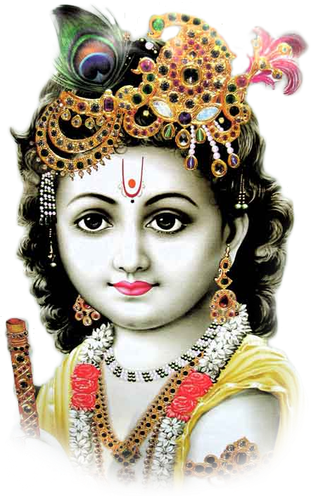 Lord Krishna Transparent - Png Krishna (300x447), Png Download