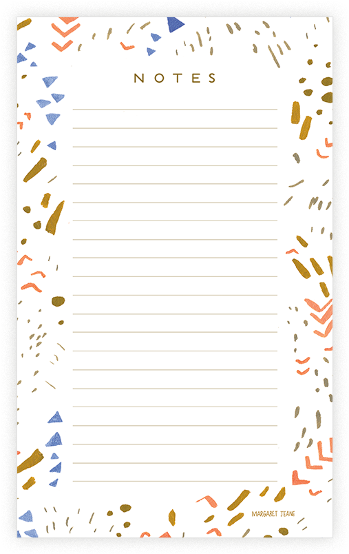 Shapes On Shapes Notepad (1000x1000), Png Download