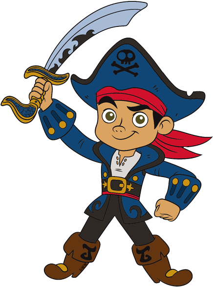 Pirate Png Background Image - Captain Jake And The Neverland Pirates (450x594), Png Download