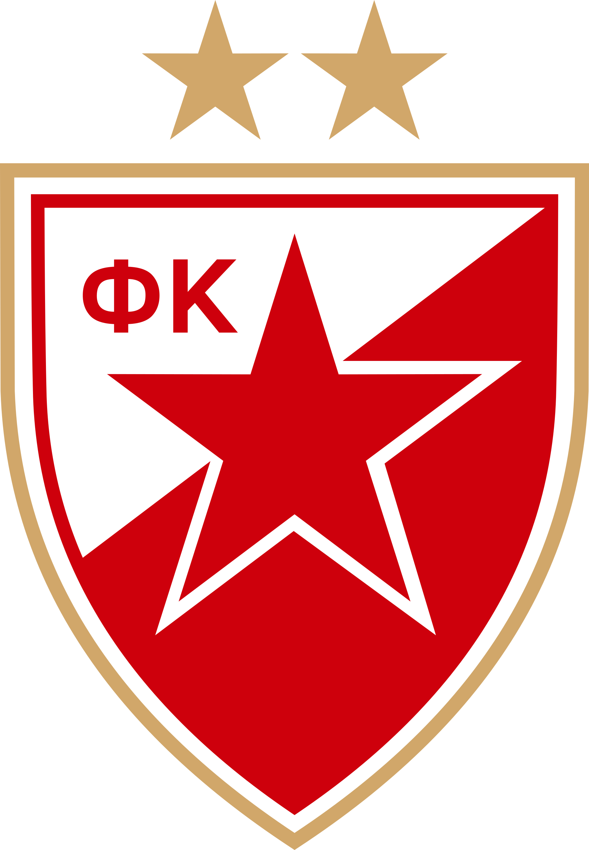 Open - Red Star Belgrade Logo (2000x2885), Png Download