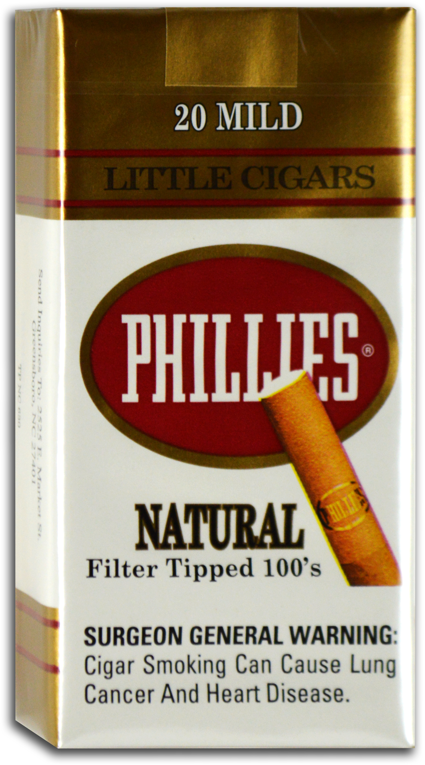 Natural 100's Little Cigars Are Amongst America's Favorite - Phillies Little Cigars, Sweet, Filter Tipped 100's, (2464x3616), Png Download