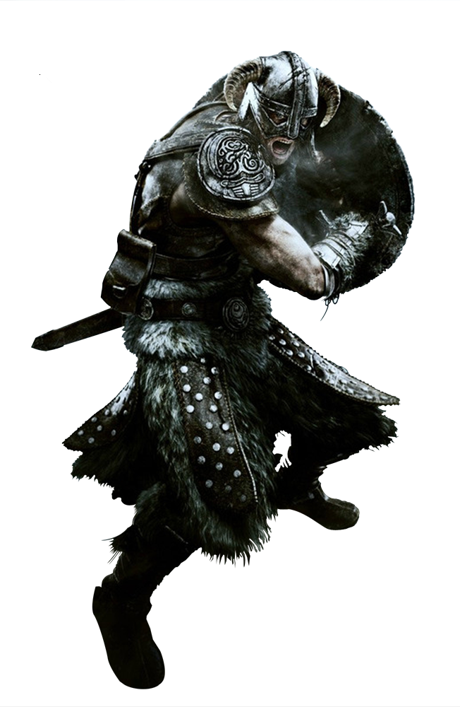 Skyrim Render By Robgee789-d4hg30k - Dovahkiin Png (652x1000), Png Download
