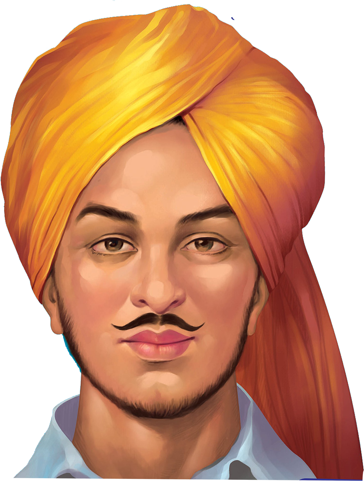 Bhagat Singh Image Png (2109x2560), Png Download