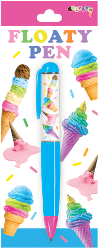 Ice Cream Cone Floaty Pen - Ice Cream Cone (540x539), Png Download