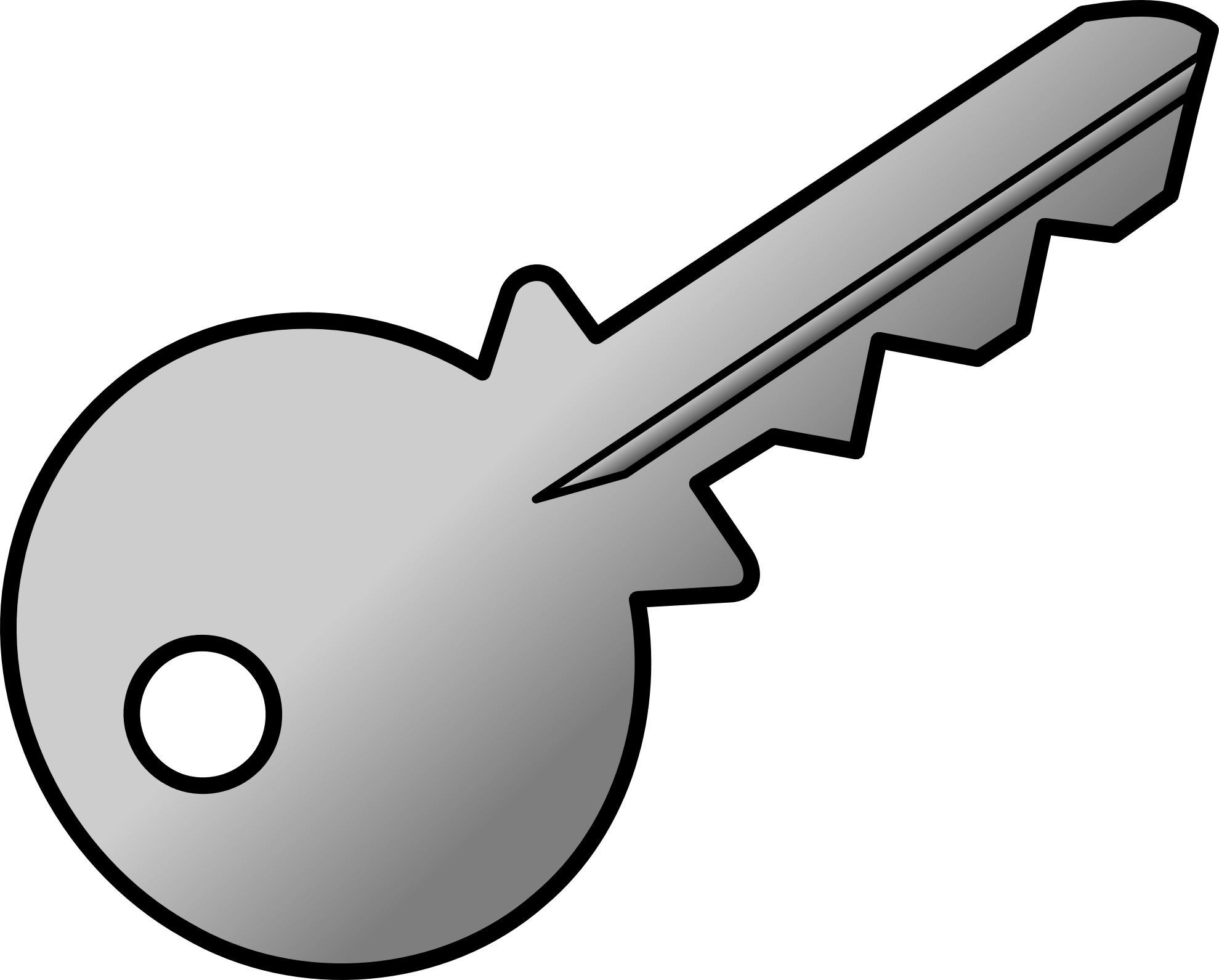 Free Clipart Key (1979x1590), Png Download
