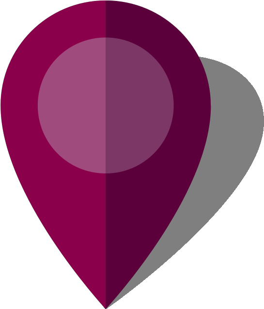 Location Map Pin Purple10 - Location Pin Purple (568x640), Png Download