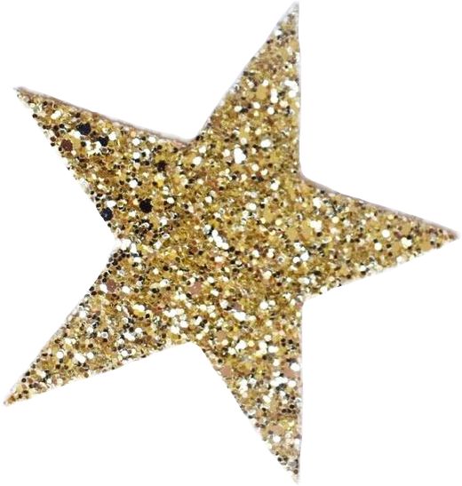 Sparkly Freetoedit By Itsmemelena - Grey And White Star (520x547), Png Download