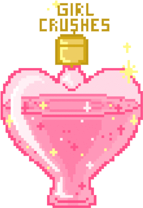 61 Images About Pixel Png/art On We Heart It - Glitter Pixel Art (500x433), Png Download