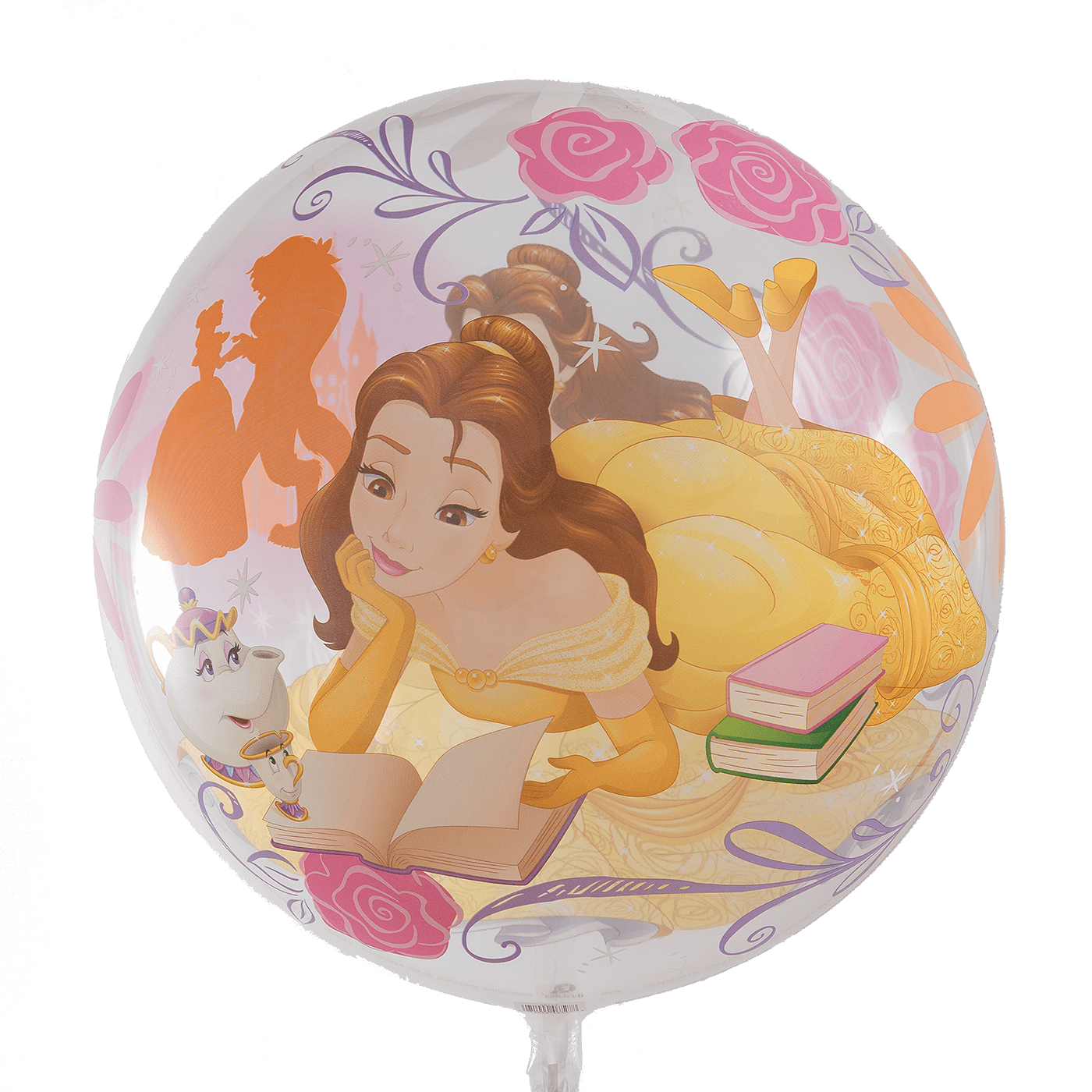 Disney Princess Belle Balloon - 22" Single Bubble Disney Princess Belle - Mylar Balloons (1400x1400), Png Download