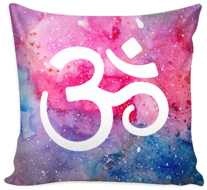 Om Watercolor - Hinduism Symbol Rainbow (760x760), Png Download