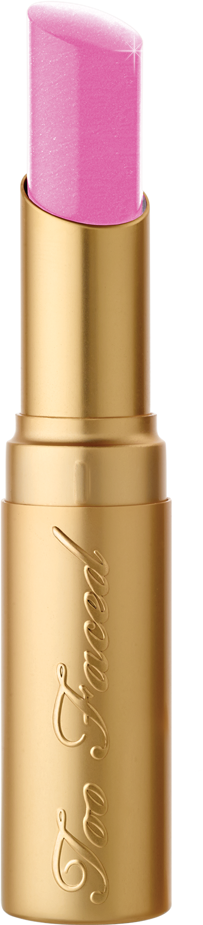 La - Too Faced - La Crème Colour Drenched Lipstick - Taffy (2000x1800), Png Download