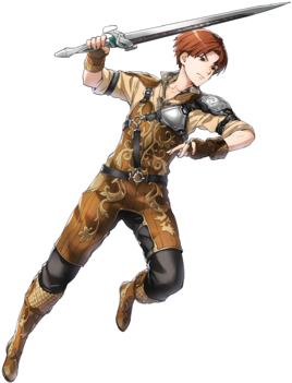 Tobin The Clueless One Btlface - Fire Emblem Heroes (340x388), Png Download