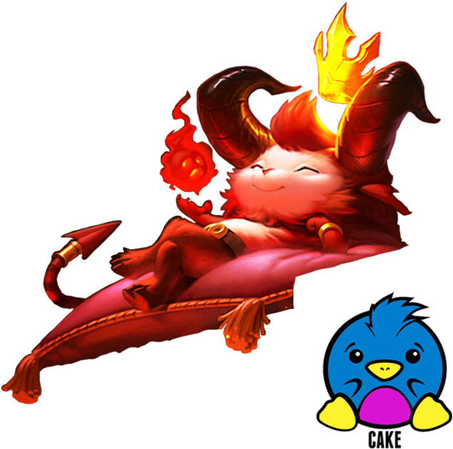 Clip Black And White Stock Render Little By Itscake - Little Devil Teemo Png (894x893), Png Download