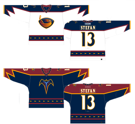 Okay, It Doesn't Get Much Better Here - Atlanta Thrashers White Jersey (461x437), Png Download