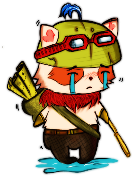 Reminds Me Of The Time I Almost Won A Wheelbarrow Full - Teemo Png Gif (567x731), Png Download