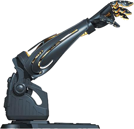 Robotic Arm Png Graphic Transparent - Braços Roboticos (448x429), Png Download