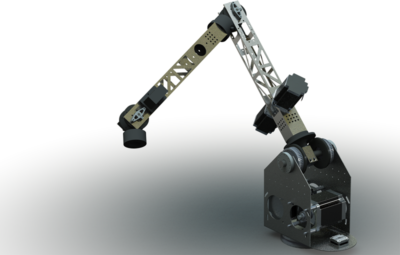 Hackaday Prize Entry - Robotic Arm Long Reach (800x510), Png Download