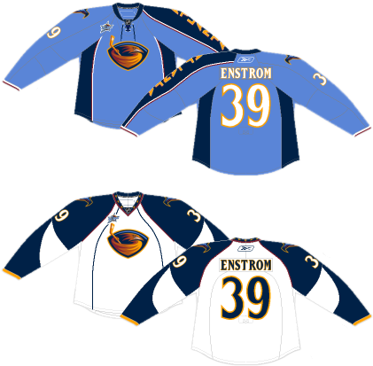 The Biggest Redeeming Value Of These Jerseys Is The - Atlanta Thrashers Away Jersey (459x441), Png Download