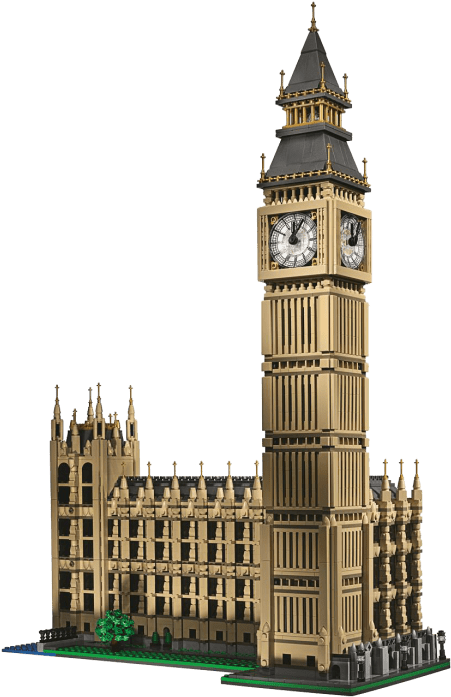 Free Png Big Ben Png Images Transparent - Lego Creator Big Ben (480x726), Png Download