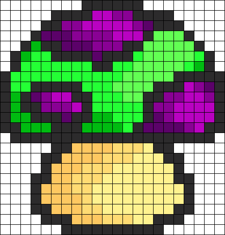 Teemo Shroom Perler Bead Pattern / Bead Sprite - Bead (463x484), Png Download